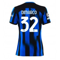 Inter Milan Federico Dimarco #32 Replika Hemmatröja Dam 2023-24 Kortärmad